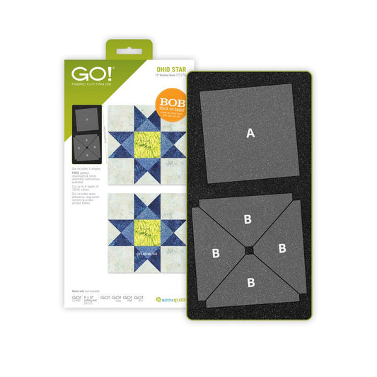 GO! Fabric Cutting Dies-Ohio Star 12"