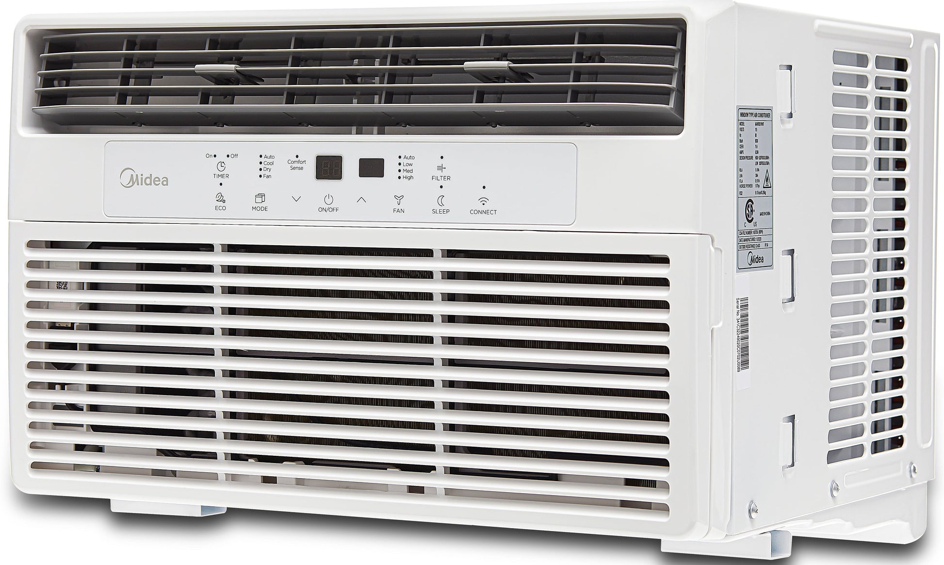 10,000 BTU 115V Smart Window Air Conditioner with Comfort Sense Remote, White, MAW10S1WWT-T, New
