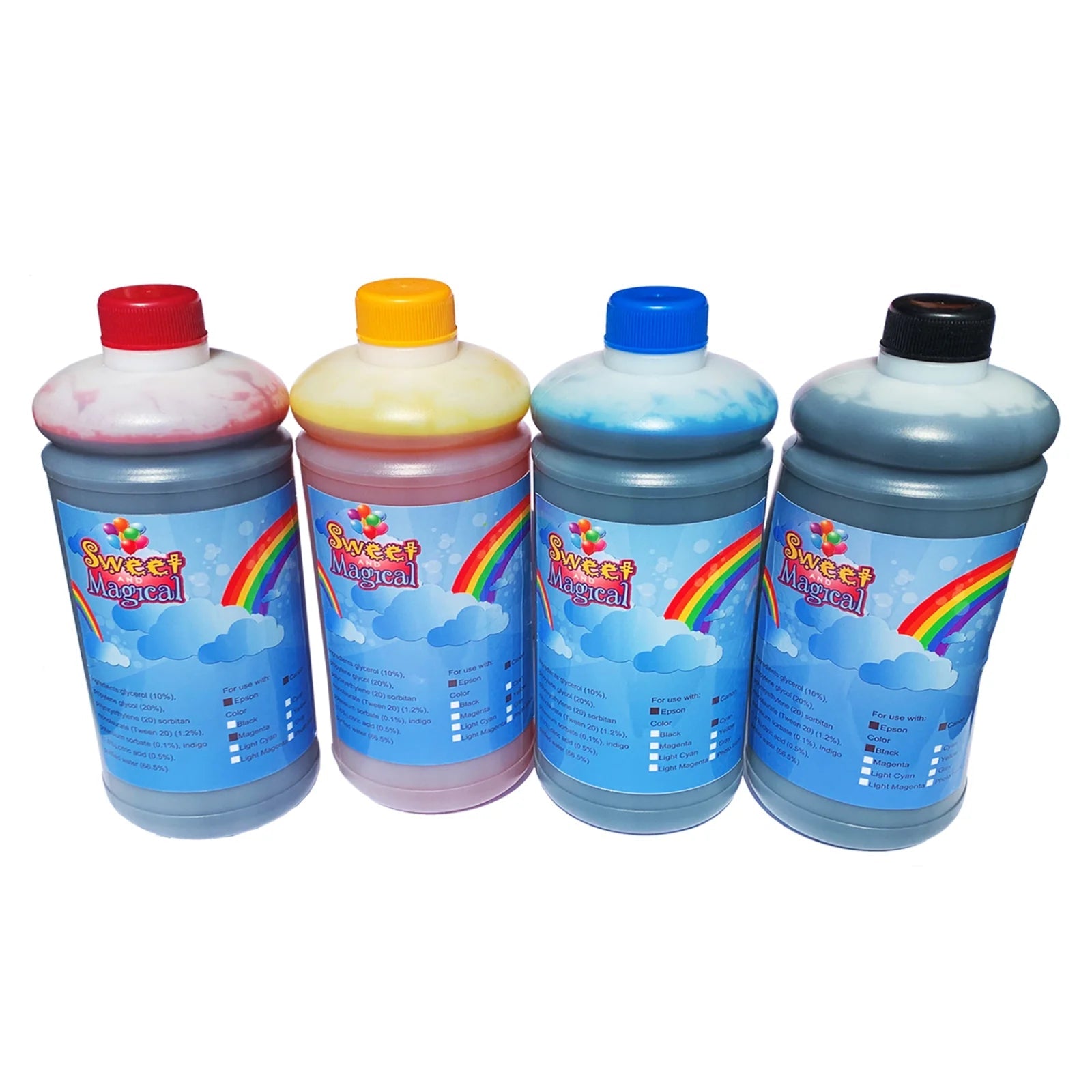 Edible Ink Refill Kit -500 Ml Half Liter