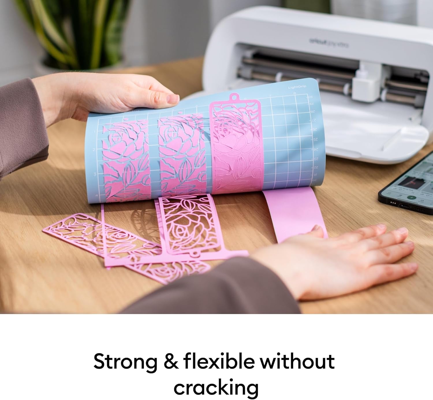 Cricut Lightgrip Cutting Mat Pack (4 Count, 8.5In X 12In) - for Joy Xtra Machine - Ideal for Standard Paper, Light Cardstock & More