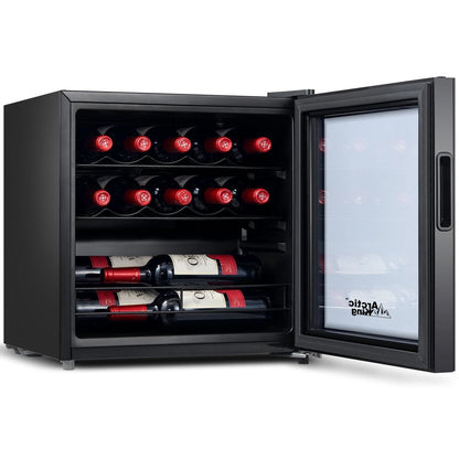 14-Bottle Wine Cooler, Full Glass Door, ARW14B0ABB