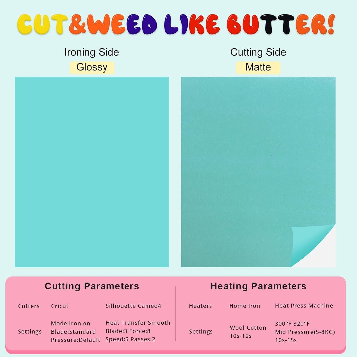 HTV Heat Transfer Vinyl Bundle &  3D Puff Vinyl Heat Transfer