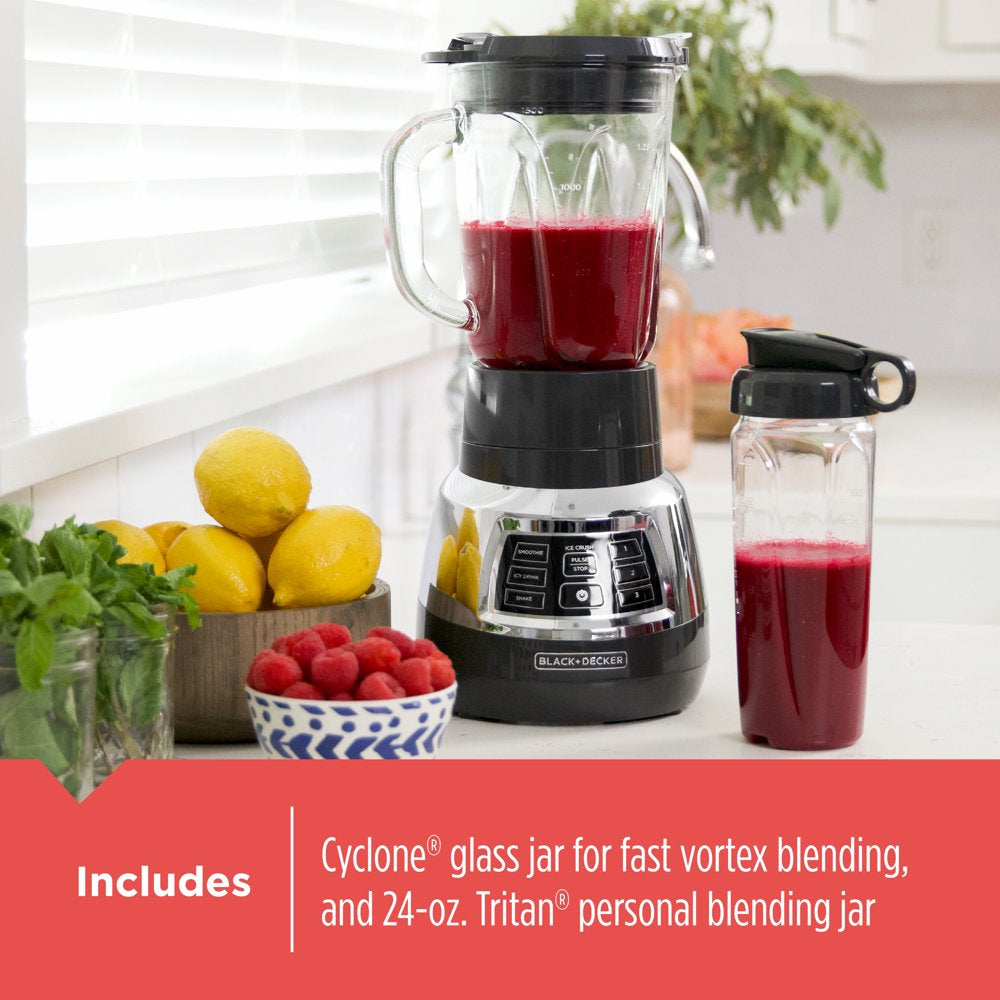 Quiet Blender with Cyclone® Glass Jar, BL1400DG-P