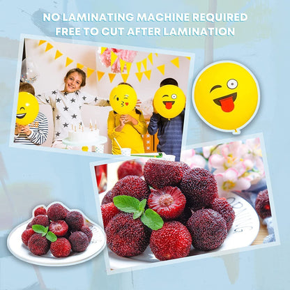 Self-Adhesive Laminating Sheets-9 X 12 Inches Self Laminating Sheets, No Machine Needed Clear Laminating Sheets for Protecting and Preserving Documents, Photos, Menus,Stickers… (100)