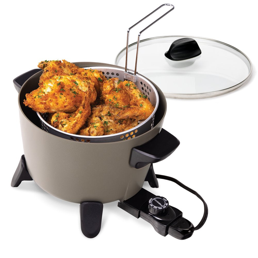 Big Kettle Ceramic Deep Fryer/Multi-Cooker, 06026 New