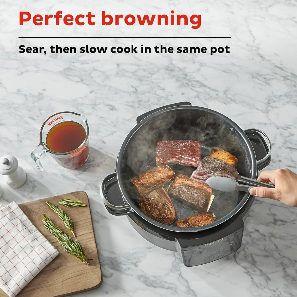 Instant Superior Cooker Chef Series 7.5 Qt Slow Cooker and Multicooker, from Makers of