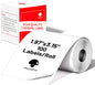 Phomemo Thermal Labels- Sticker Label for M110/M221/M220/M120/M200 Label Printer,1.97"X3.15"(50X80Mm),100 Labels/Roll, Black on White