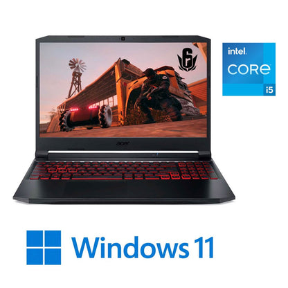 Nitro 5 , 15.6" Full HD IPS 144Hz Display, 11Th Gen Intel Core I5-11400H, NVIDIA Geforce RTX 3050Ti Laptop GPU, 16GB DDR4, 512GB Nvme SSD, Windows 11 Home, AN515-57-5700