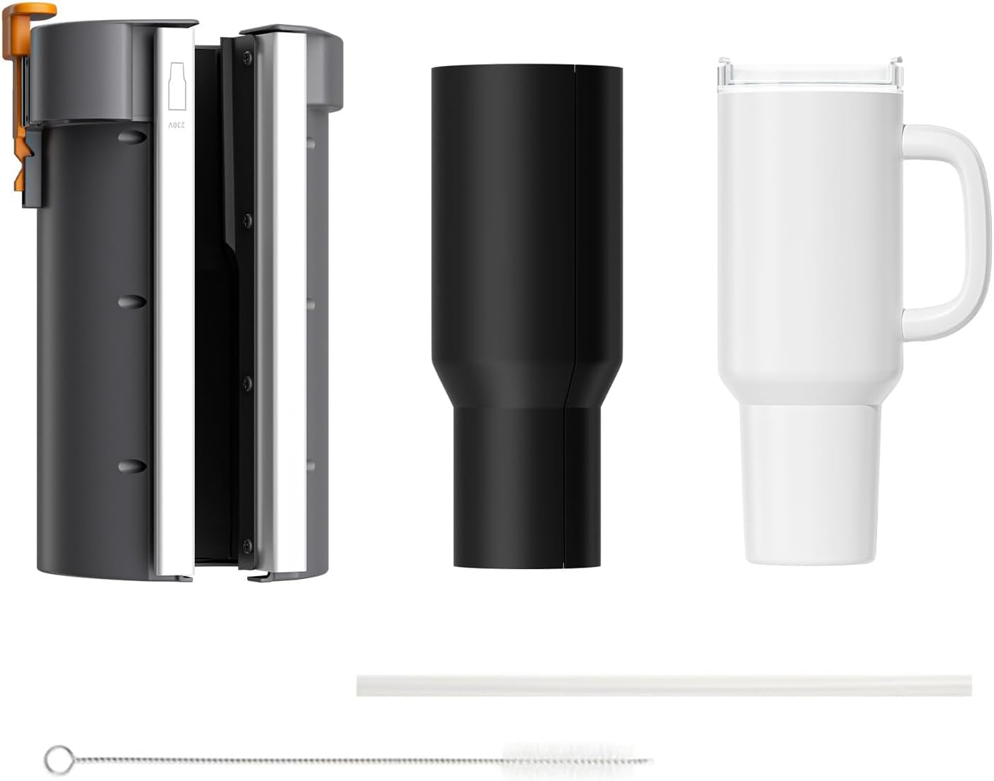 A200 Tumbler Heat Press Attachment - Full Cup Heat Press for 40 OZ Handled Tumbler, Comes with a 40 OZ Tumbler with Handle, Install and Replace in Seconds, Built to Last 10000+ Presses