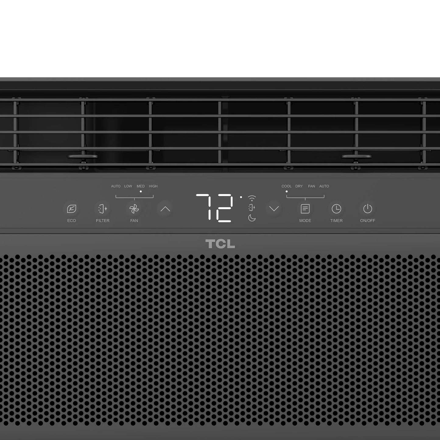 8,000 BTU Smart Inverter Window Air Conditioner (Black) - 350 Sq Ft with up to 49% Energy Savings, Quiet Cooling Tech, 3-In-1 Cooling, Fan & Dehumidifier, Matter Wi-Fi, Remote Control - W8WC72-B