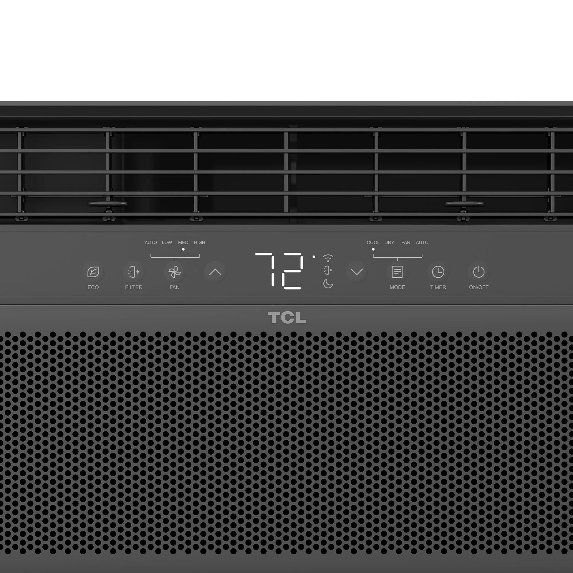 8,000 BTU Smart Inverter Window Air Conditioner (Black) - 350 Sq Ft with up to 49% Energy Savings, Quiet Cooling Tech, 3-In-1 Cooling, Fan & Dehumidifier, Matter Wi-Fi, Remote Control - W8WC72-B