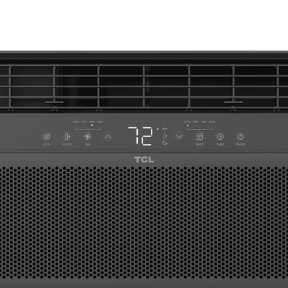 8,000 BTU Smart Inverter Window Air Conditioner (Black) - 350 Sq Ft with up to 49% Energy Savings, Quiet Cooling Tech, 3-In-1 Cooling, Fan & Dehumidifier, Matter Wi-Fi, Remote Control - W8WC72-B