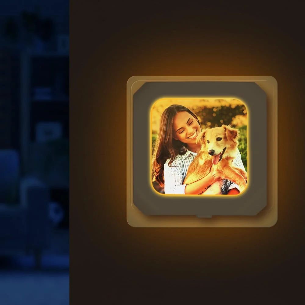 Sublimation LED Night Lights Blanks Plug into Wall White 12 Pack