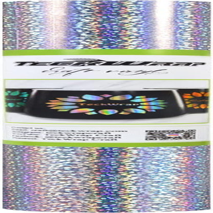 Sparkle Holographic Silver Vinyl Glitter Permanent Chrome Adhesive Vinyl 1Ft X 5Ft