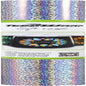 Sparkle Holographic Silver Vinyl Glitter Permanent Chrome Adhesive Vinyl 1Ft X 5Ft