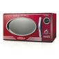 Retro 0.9 Cu. Ft. 800 Watt Countertop Microwave Oven, Retro Red