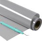 HTV Roll Heat Transfer Vinyl - 12" X 25Ft Silver Iron on Vinyl for T-Shirts, Easy to Weed & Transfer HTV Vinyl - Compatible with All Cutting Machine