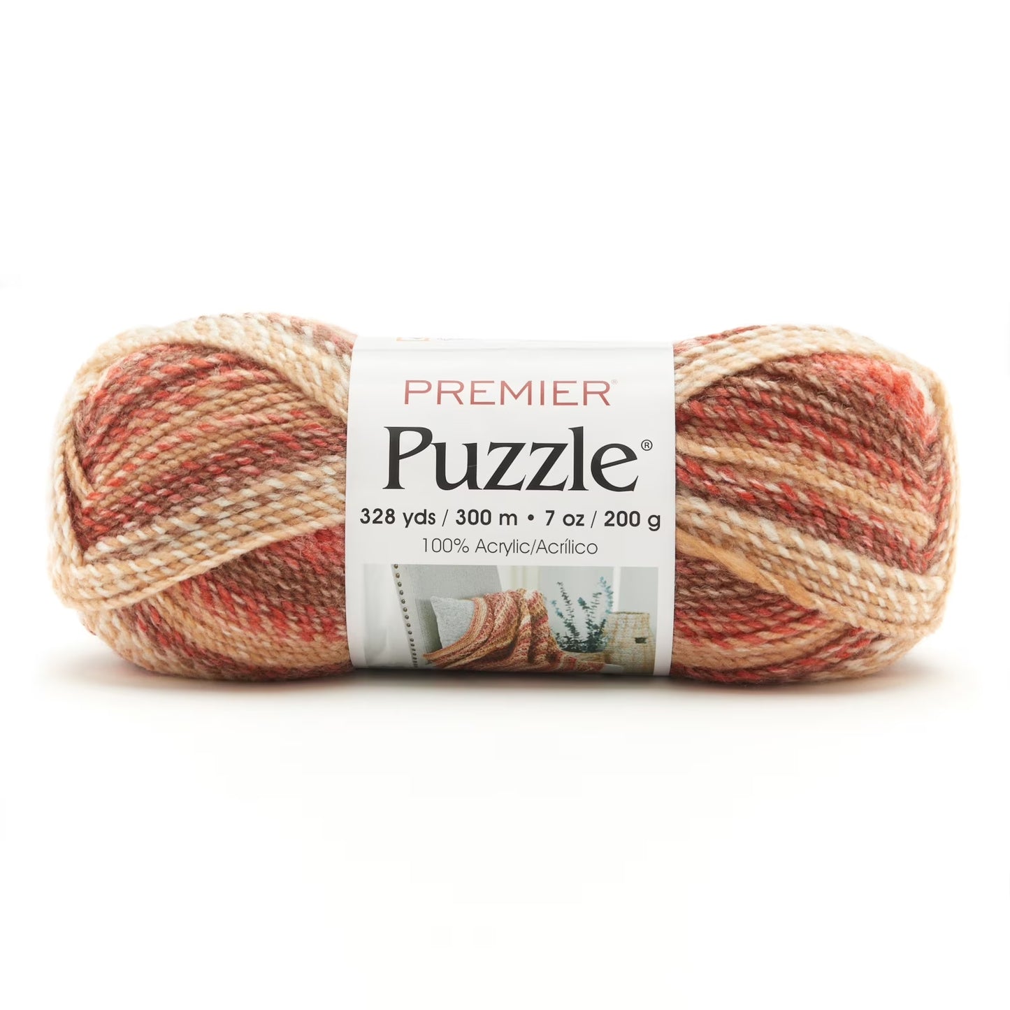 Premier Yarns - Puzzle Yarn - Kickball - 7Oz 328Yds - 5 Bulky Weight - Acrylic