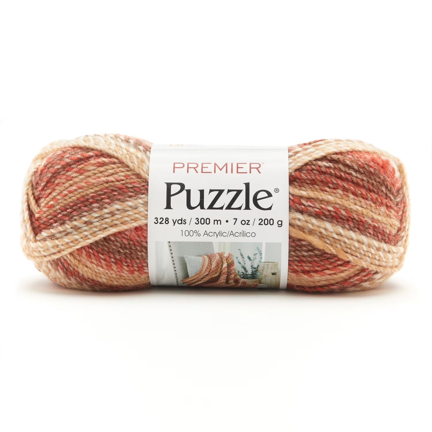 Premier Yarns - Puzzle Yarn - Kickball - 7Oz 328Yds - 5 Bulky Weight - Acrylic
