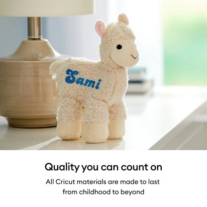 Cricut Glitter Iron-On, White, 12 X19, Roll