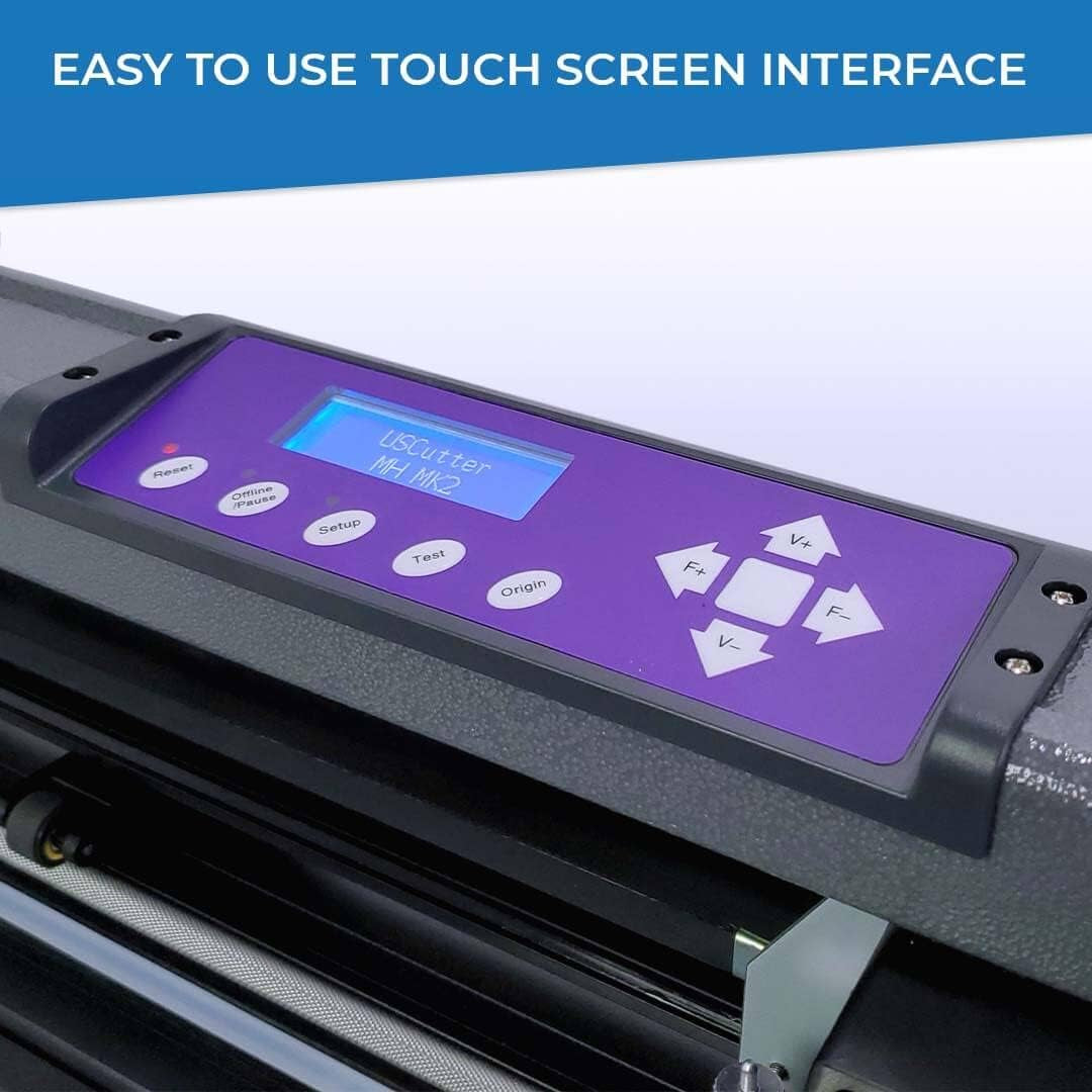 34" MH Vinyl Cutter with Stand + 9" X 12" Swing Arm Heat Press Machine