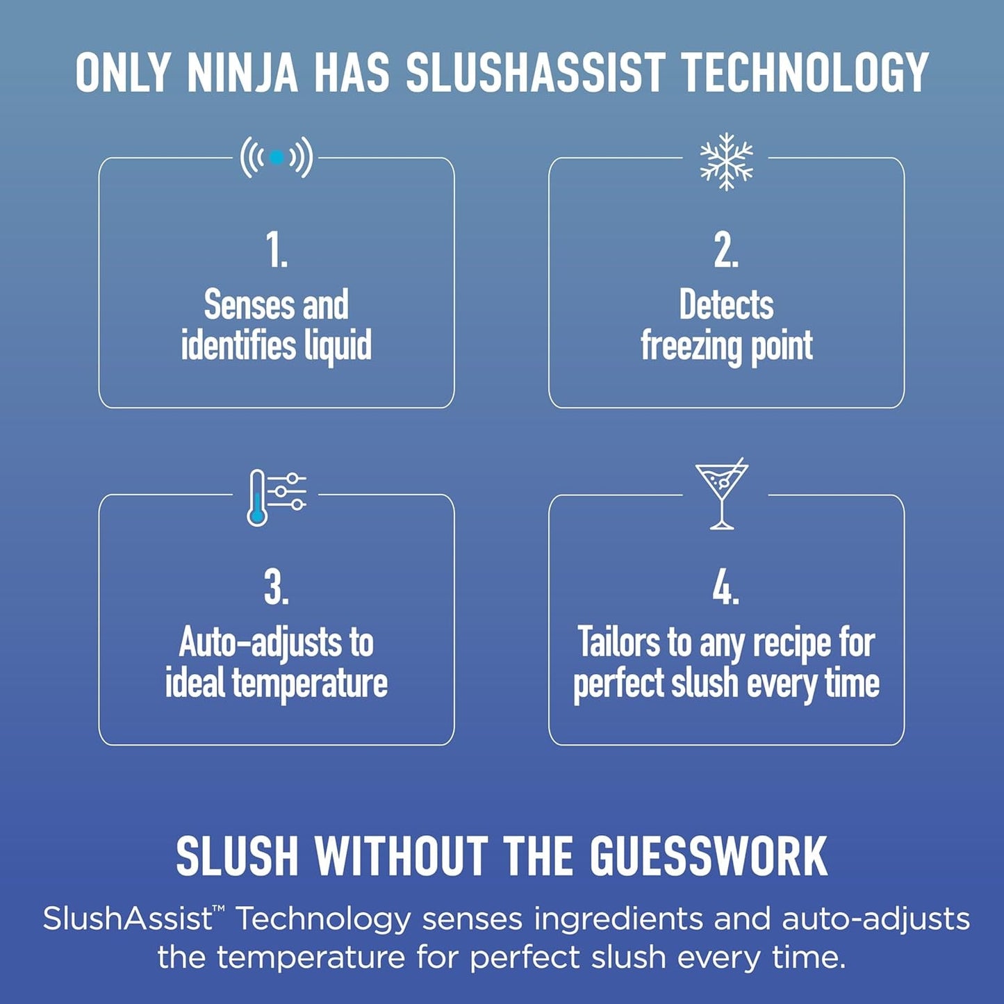 Ninja Slushi Max XXL Smart Frozen Drink Maker | Top Performance & Smart Technology, Party-Size 150Oz Capacity, No Ice Needed, 6 Programs, Ideal Temp & Texture up to 12 Hours | Peach FS605