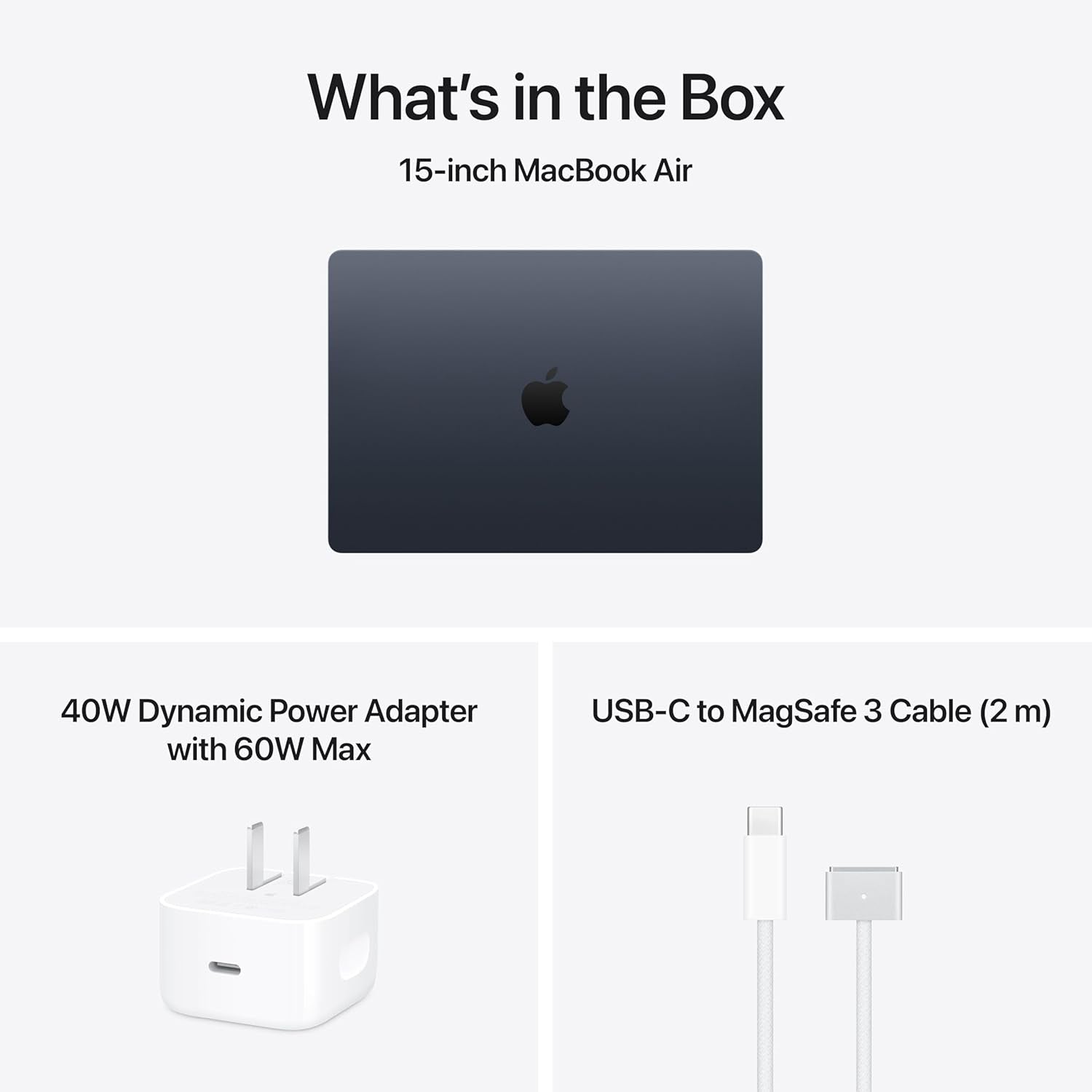 Apple 2026 Macbook Air 15-Inch Laptop with M5 Chip: Built for AI, 15.3-Inch Liquid Retina Display, 24GB Unified Memory, 1TB SSD, 12MP Center Stage Camera, Touch ID, Wi-Fi 7; Midnight