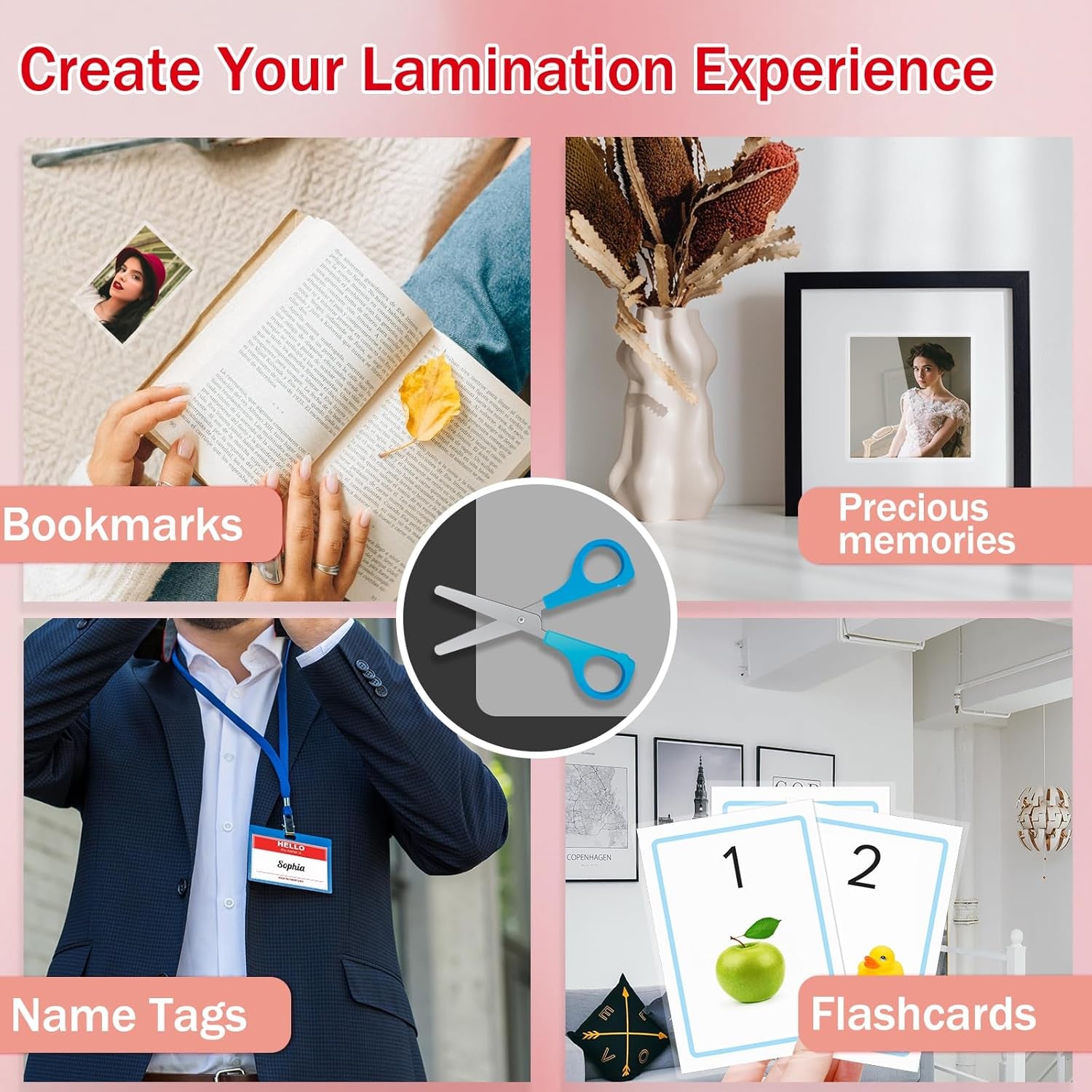 100Pack Legal Size Laminating Sheets 4Mil-8.5"X14" (9X14.5) Laminating Pouches No Bubble Thermal Laminating Sheets for Documents, Menus, Certificates & School/Office Use