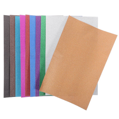20 Sheets Glitter Craft Paper Sparkle Cardstock Papers Self Adhesive Shiny Glitter Paper