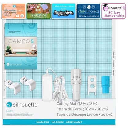 Silhouette White Cameo 5Α Alpha W/ 15" X 15" Pink Heat Press & Siser HTV