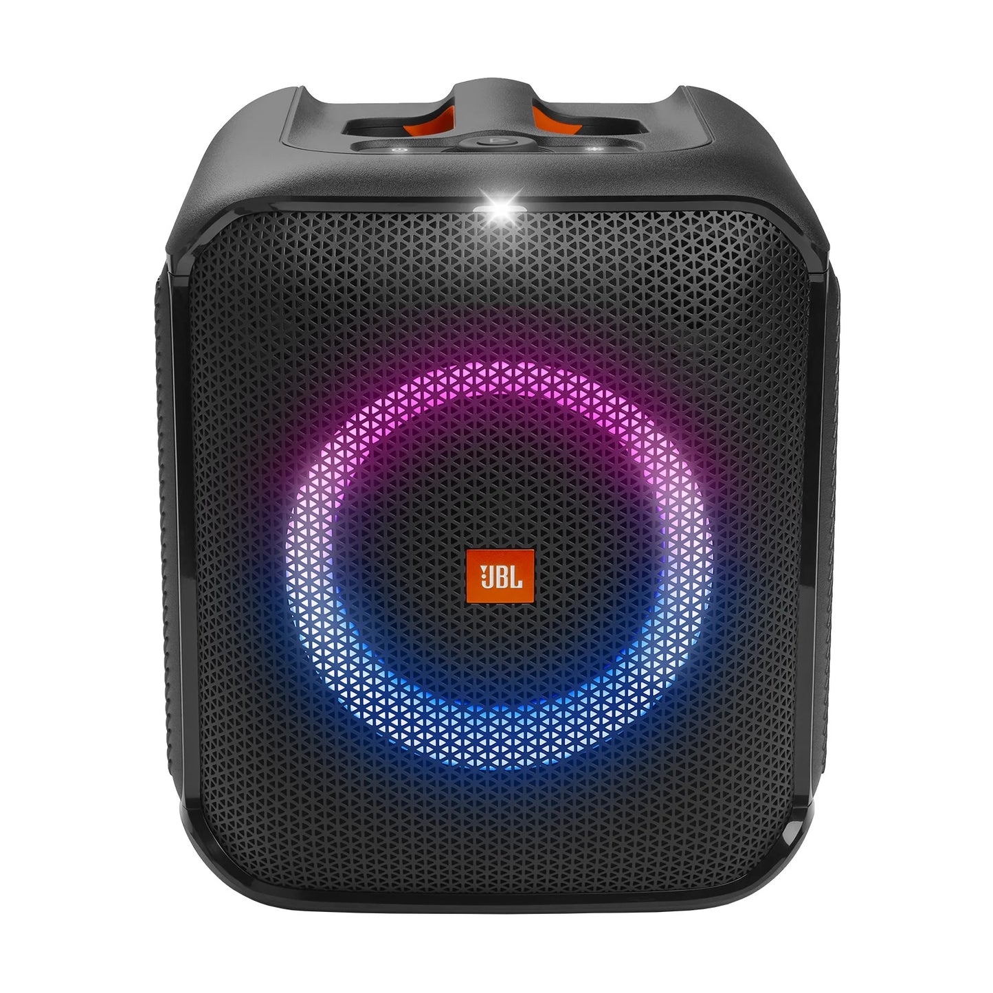 Partybox Encore Essential - Portable Party Speaker with Powerful 100W Sound, Built-In Dynamic Light Show, and Splash Proof Design - Black