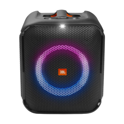 Partybox Encore Essential - Portable Party Speaker with Powerful 100W Sound, Built-In Dynamic Light Show, and Splash Proof Design - Black