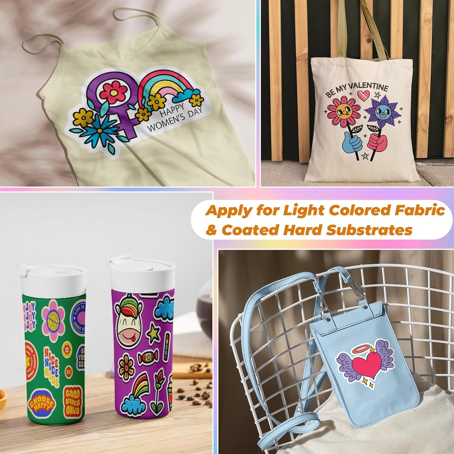 Sublimation Paper 8.3 X 11 Inches - 110 Sheets Sublimation Paper Compatible with Inkjet Printers & Sublimation Inks, High Transfer Efficiency for T-Shirts, Mugs, Crafts