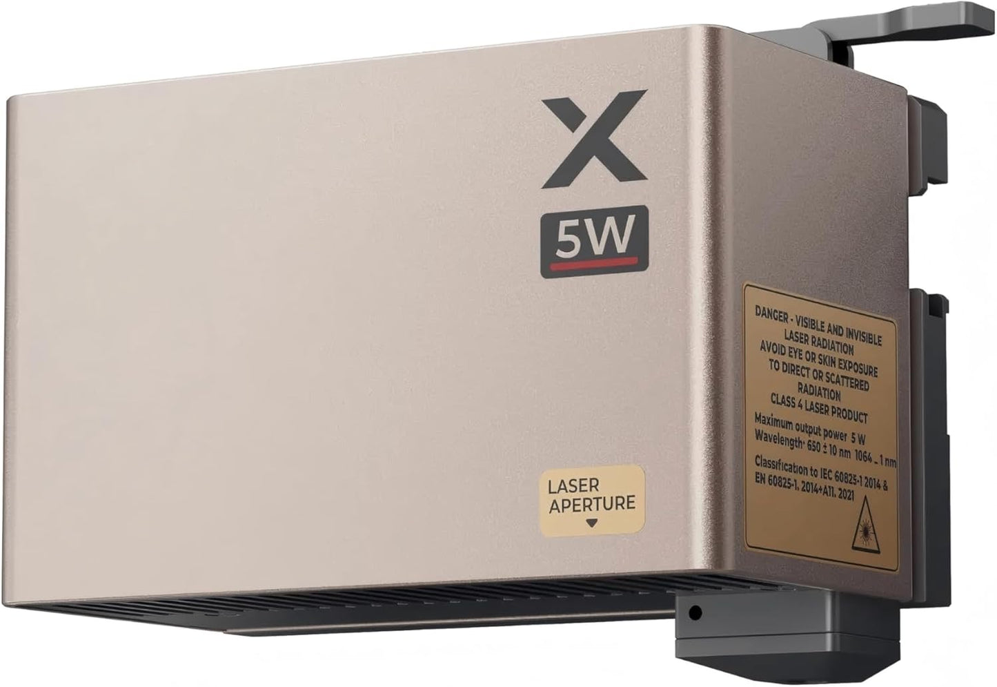 Xtool 5W IR Laser Module for P3, 5W IR Laser Engraver Head for Jewelry and Metal, Professional Laser Module for Metal, Plastic, Acrylic Engraving