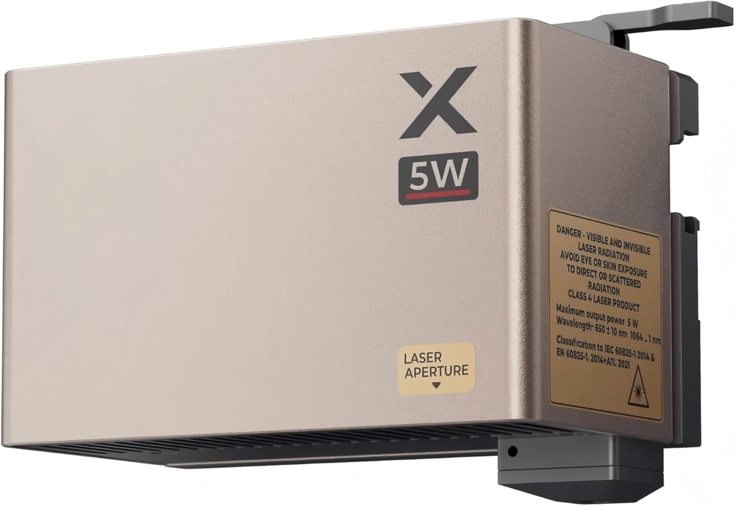 Xtool 5W IR Laser Module for P3, 5W IR Laser Engraver Head for Jewelry and Metal, Professional Laser Module for Metal, Plastic, Acrylic Engraving