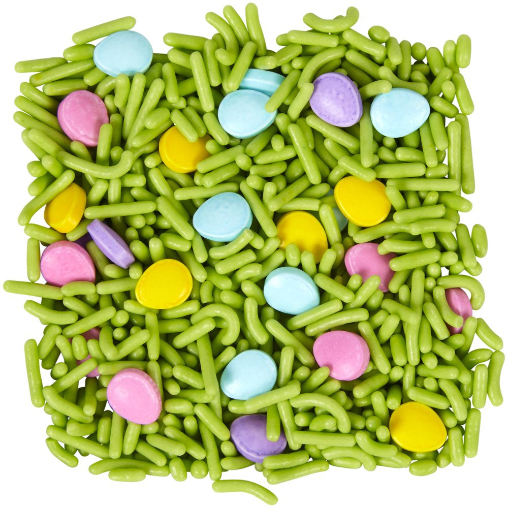 Easter Eggs with Grass Mix Sprinkles, 2.5 Oz.