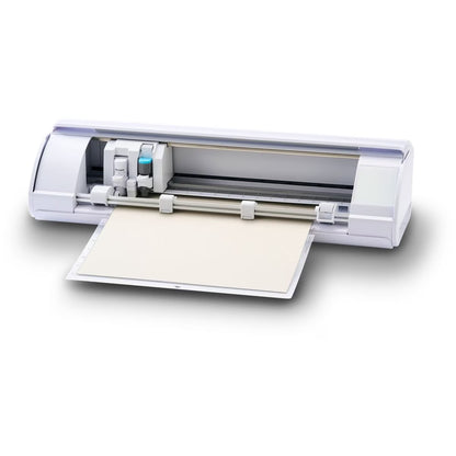 Silhouette White Cameo 5 Alpha W/ Advanced Blade Pack, 38 Oracal Sheets, HTV