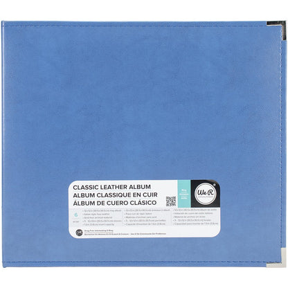 660914  Classic D-Ring Scrapbooking Album, 12" X 12", Country Blue