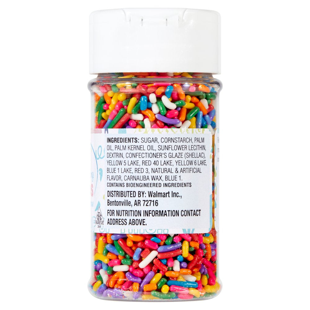Decorating Rainbow Sprinkles, 2.7 Oz