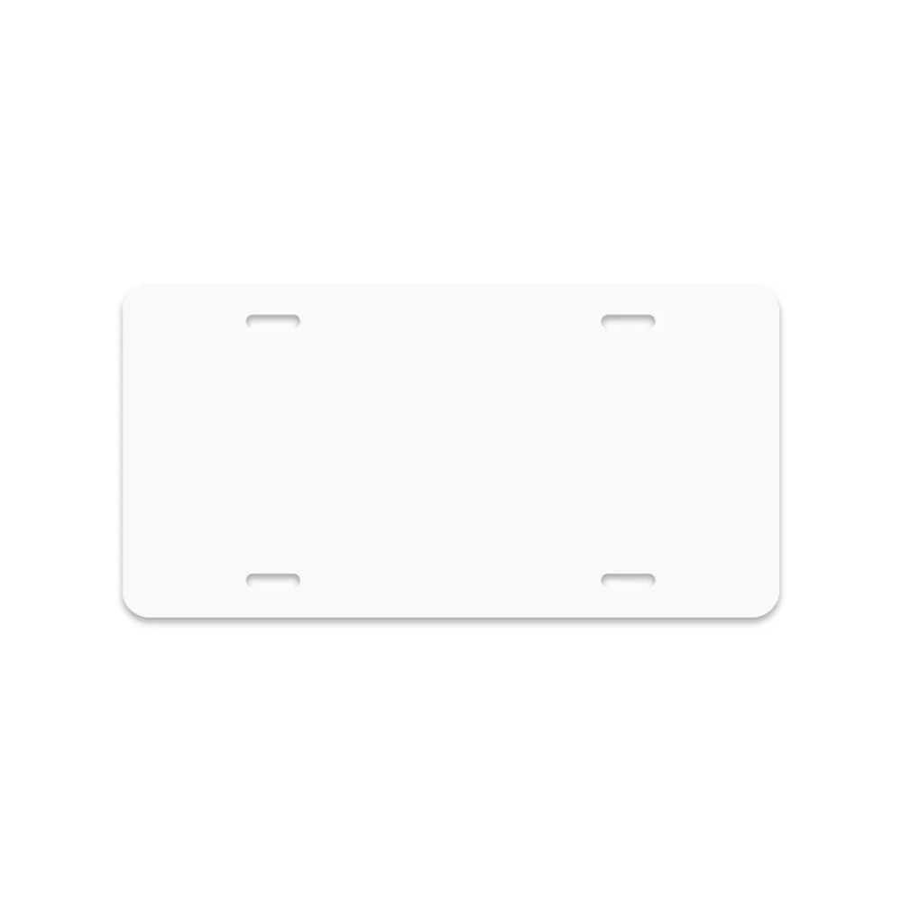 11.875" X 5.875" Sublimation Aluminum License Plate