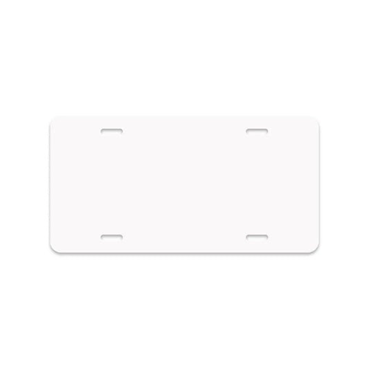 11.875" X 5.875" Sublimation Aluminum License Plate