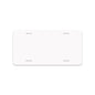 11.875" X 5.875" Sublimation Aluminum License Plate