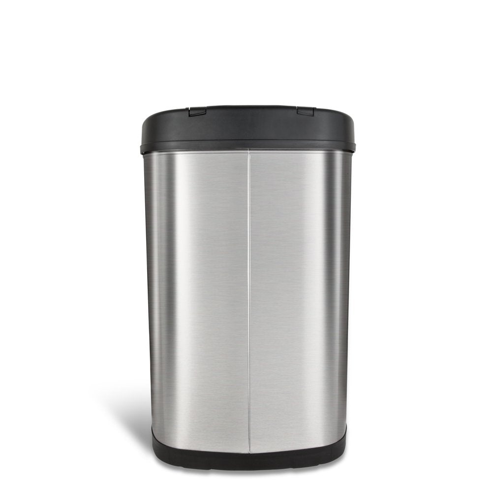 13.2 Gallon Trash Can, Motion Sensor Kitchen Trash Can, Stainless Steel