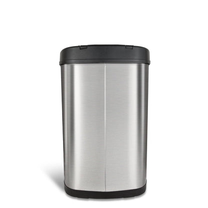 13.2 Gallon Trash Can, Motion Sensor Kitchen Trash Can, Stainless Steel