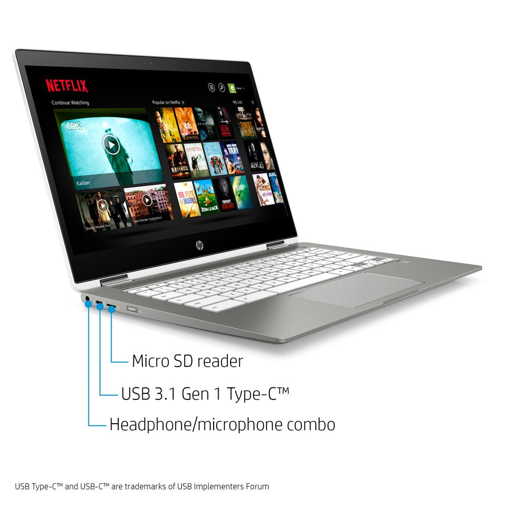 14" Touch X360, Chromebook, Intel Pentium Silver N5030, 4 GB RAM, 128 GB Emmc, Silver, Chrome OS, 14B-Ca0061Wm