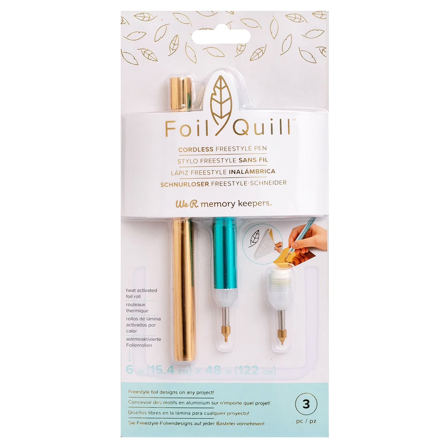 Foil Quill Cordless Freestyle Pen-3 Pieces