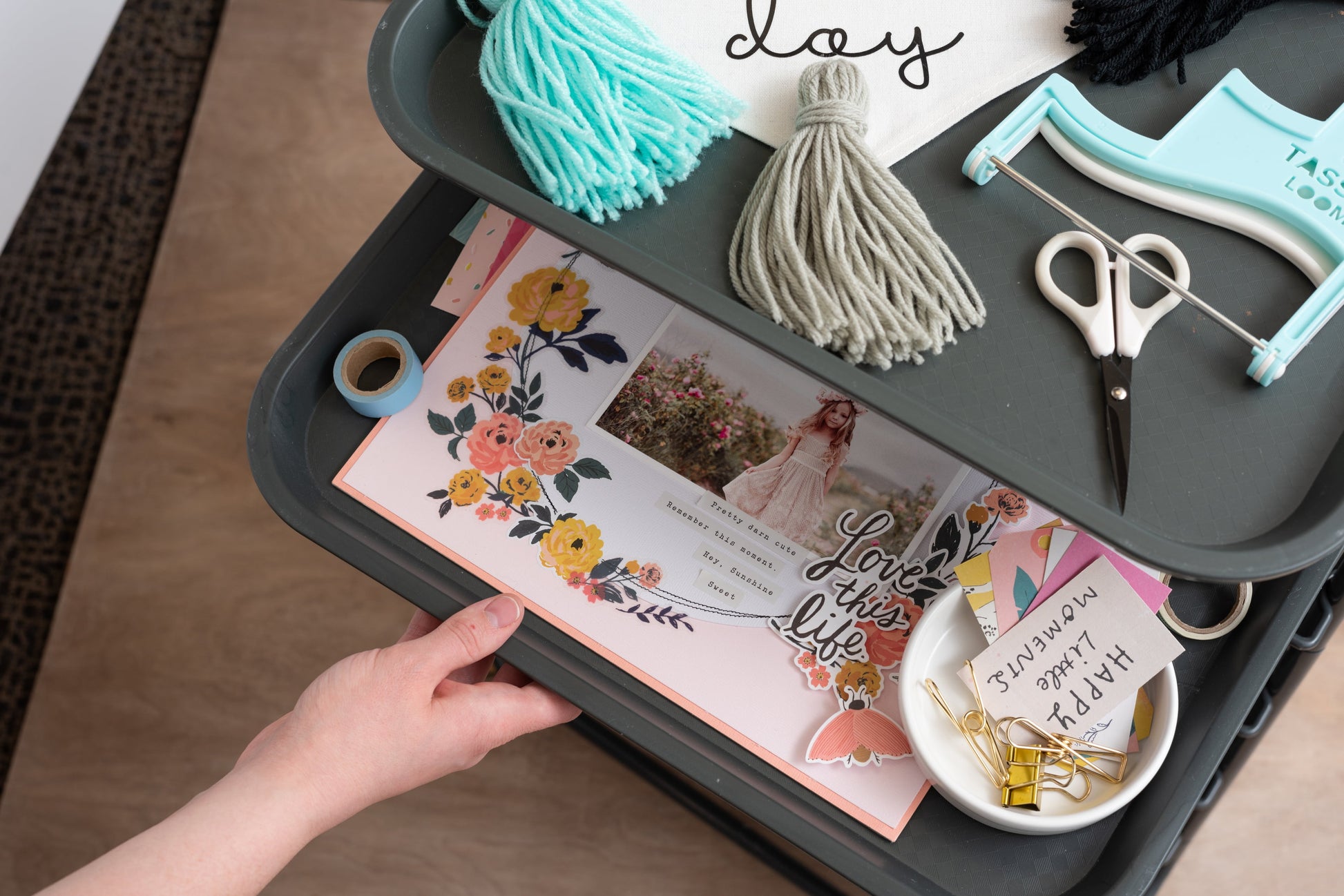 We R Memory Keepers Project Cart-6 Removable Trays