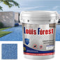 High-Gloss Marble Effect Epoxy Floor Coating, Louis Forest Epoxy Floor Paint, Garage Floor Paint, Waterproof Water-Based Epoxy Floor Paint (Dark Blue，0.5Ml)