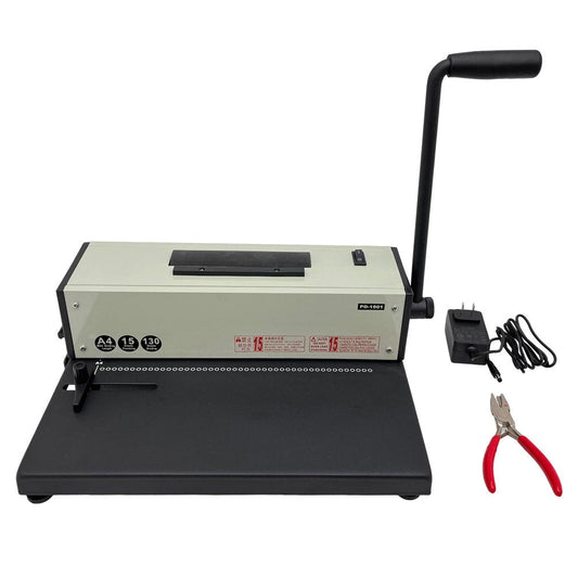 Electric Spiral Coil Binding Machine Binder Inserter with Spiral Cutter