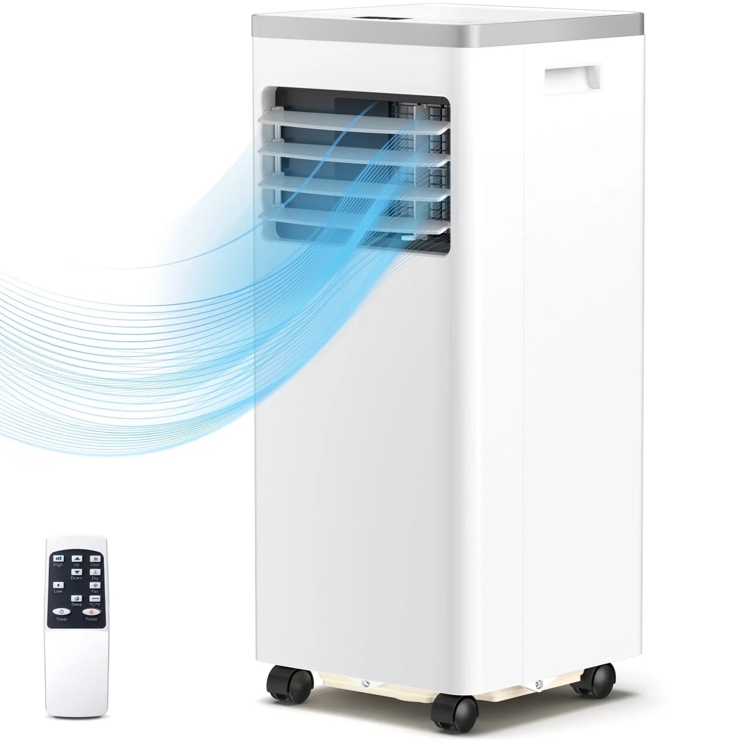 10000BTU Portable Air Conditioner with Remote Control, AC Unit Covers up to 450 Sq. Ft.